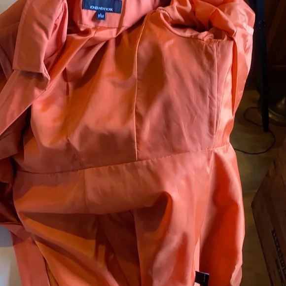 Jones New York Coral Trench Coat - Picture 8 of 13